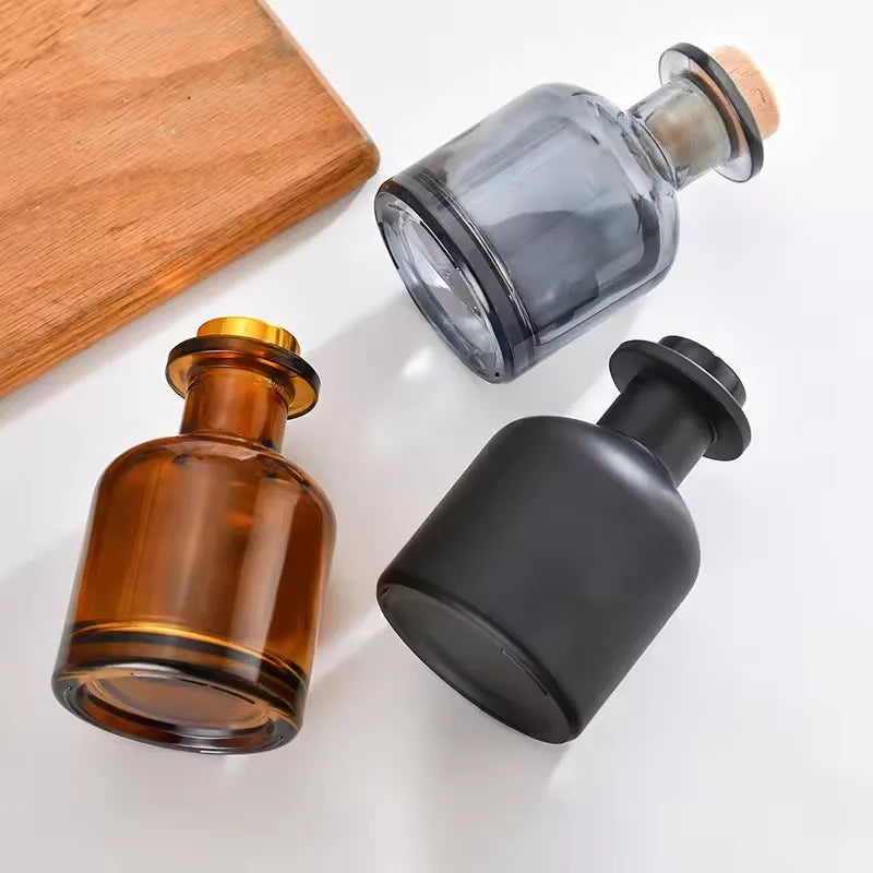 1Pc 50Ml Home Fragrance Diffuser Bottles Party Gifts Glass Container Reed Diffuser Essential Oil Bottle Oil Diffusers Sticks