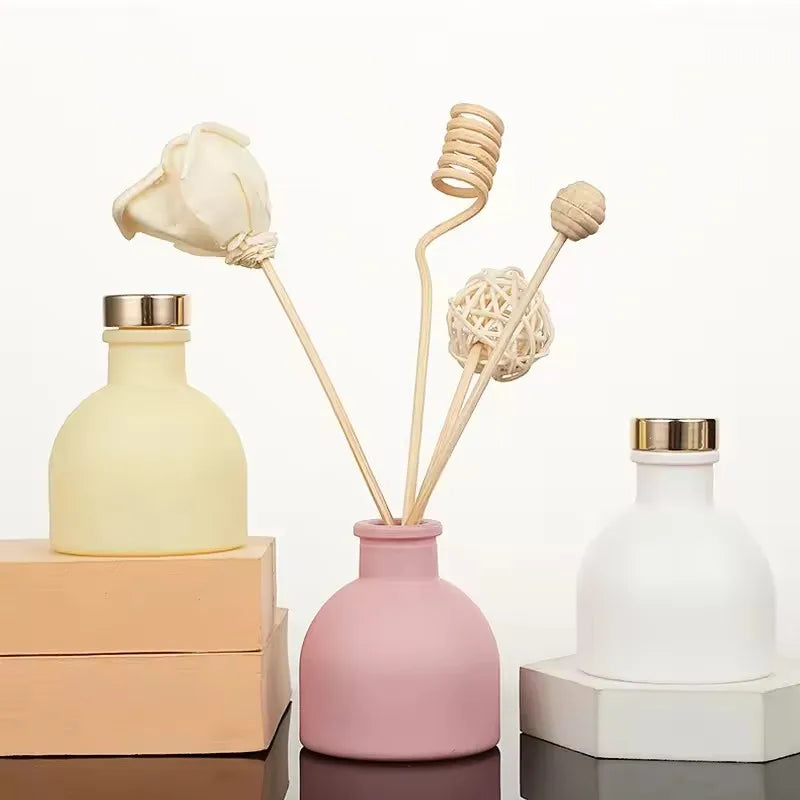 1Pc 50Ml Home Fragrance Diffuser Bottles Party Gifts Glass Container Reed Diffuser Essential Oil Bottle Oil Diffusers Sticks