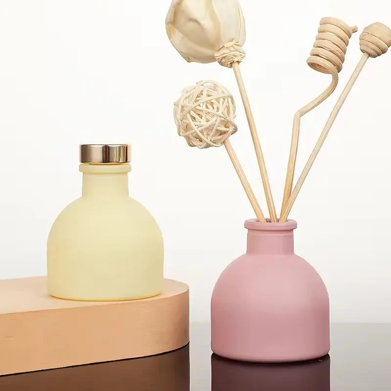 1Pc 50Ml Home Fragrance Diffuser Bottles Party Gifts Glass Container Reed Diffuser Essential Oil Bottle Oil Diffusers Sticks