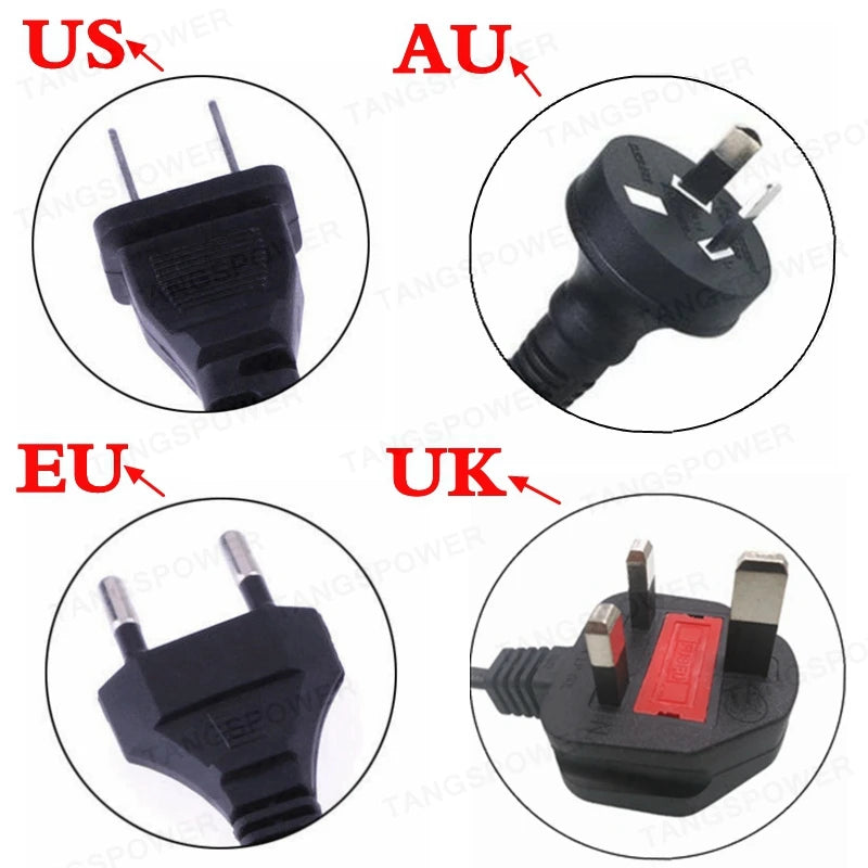 29.4V 3A Lithium Battery Charger for 7Series Li-Ion Battery Pack 24V Charger for 29.4V3A Power Tool Silent Charging